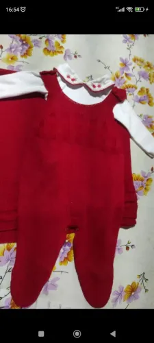 Saída maternidade em tricô