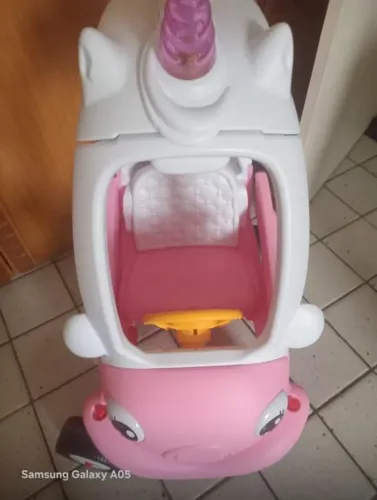 Carrinho Infantil Unicórnio Rosa para Criança