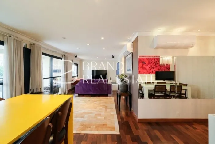 Apartamento Mobiliado à Venda no Paraíso, 161m², 3 Suítes, Varanda Gourmet e 3 Vagas!