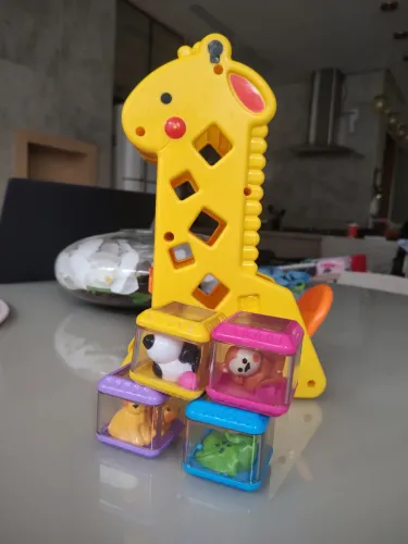 Girafa girafinha Fisher Price Blocos