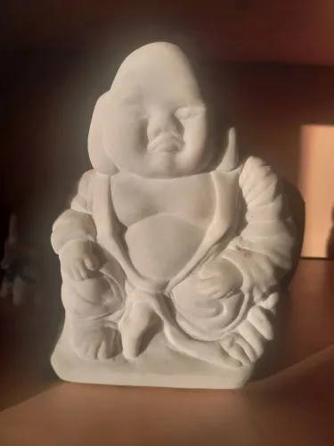 Estátua de Buda em pedra 30cm