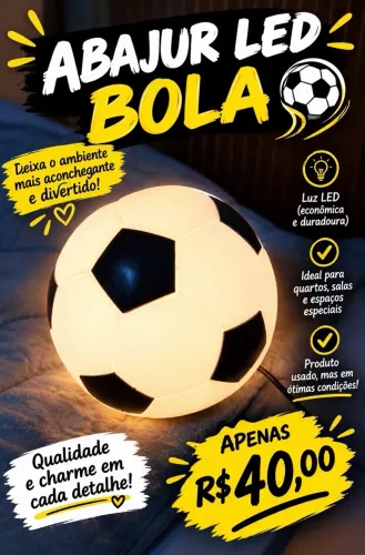 Luminária bola