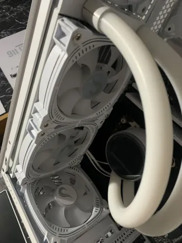 Water cooler AURA ICE BRANCO 240mm