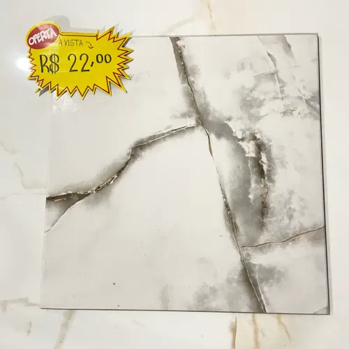 Piso Cerâmica Calacata 53x53 - Promoção