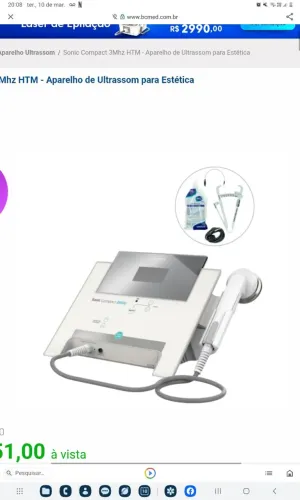 Ultrassom terapêutico estetica 3 mhz