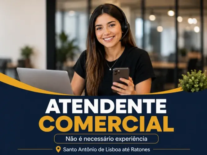 Atendente - Não é necessário experiência