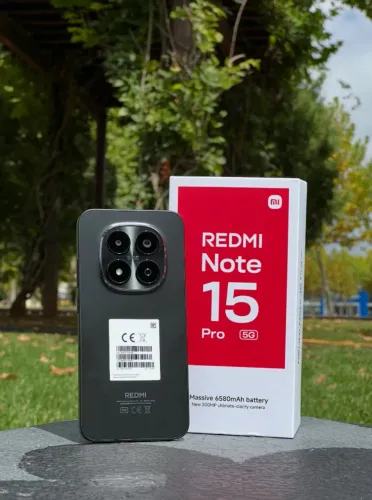 REDMI NOTE 15 PRO (5G) 256GB + 8RAM PRETO GLOBAL GARANTIA DE 6 MESES PELA LOJA