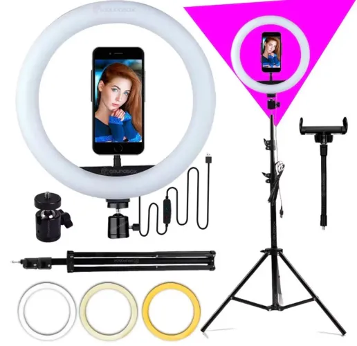 KIT MACA/MOCHO/RING LIGHT/ALMOFADA