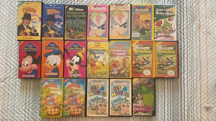Fitas VHS Raras Disney