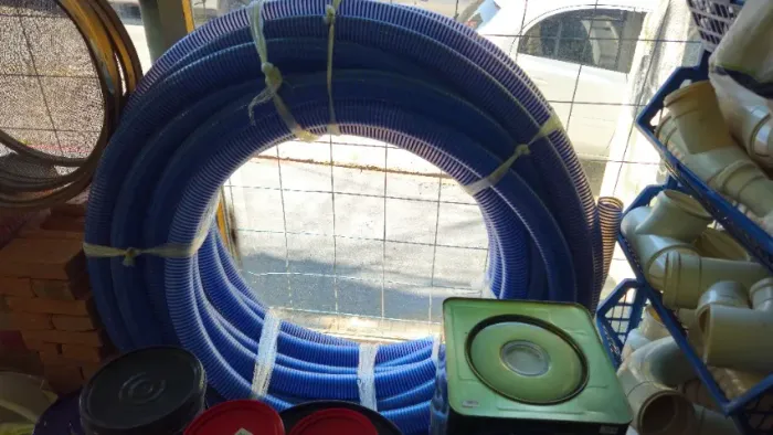 Mangueira de sucção azul