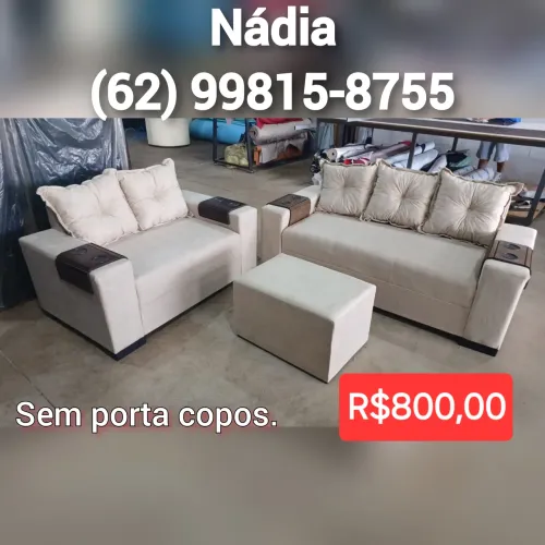 Conjunto Sofá 2 e 3 Lugares___N°56