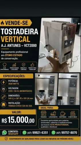 Tostadeira a.j antunes vct 2000
