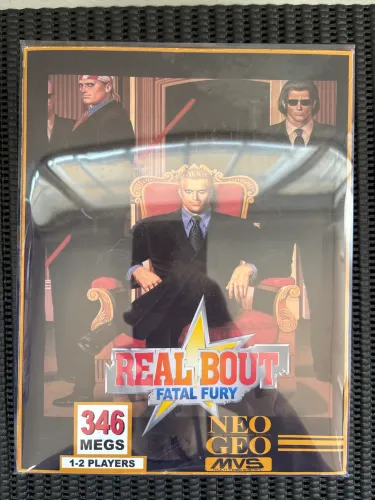 Jogo Real Bout Fatal Fury Neo Geo MVS Original Caixa Retrô