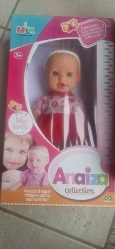 Boneca Anaisa 3 modelos diferentes de vestidinho - Escolha a sua