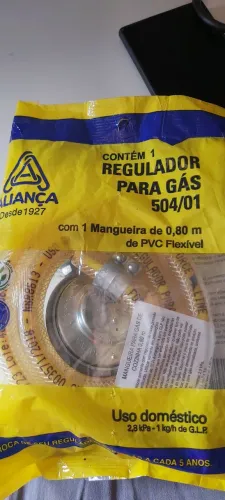 Registro e Mangeira para botijao de gás 