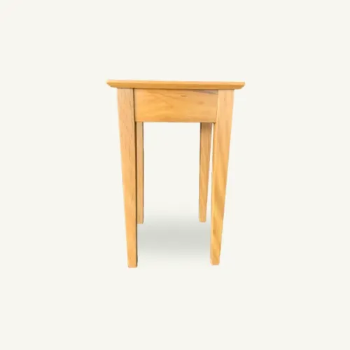 Mesa Lateral Áurea Em Madeira Peroba Rosa 40x40x65cm