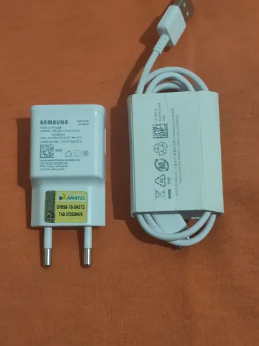 carregador rápido original Samsung tipo C 
