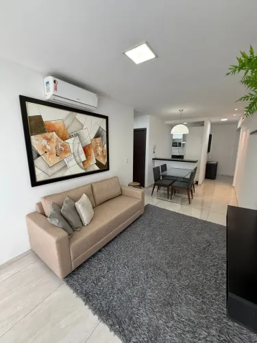 ALUGO APARTAMENTO 69m² projetado, mobiliado e climatizado