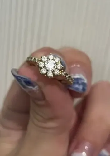 Anel Semi-Joia com Zirconias