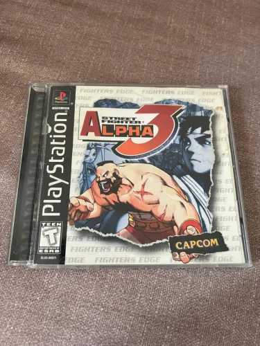 Street Fighter Alpha 3 - Ps1 Completo Original 