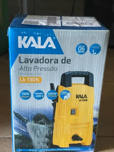 Lavadora de alta pressão 1200w kala novo.