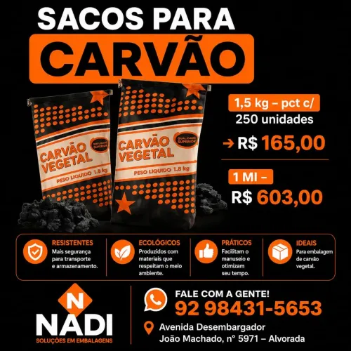 SACO PRA CARVÃO 