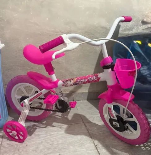Bicicleta infantil rosa