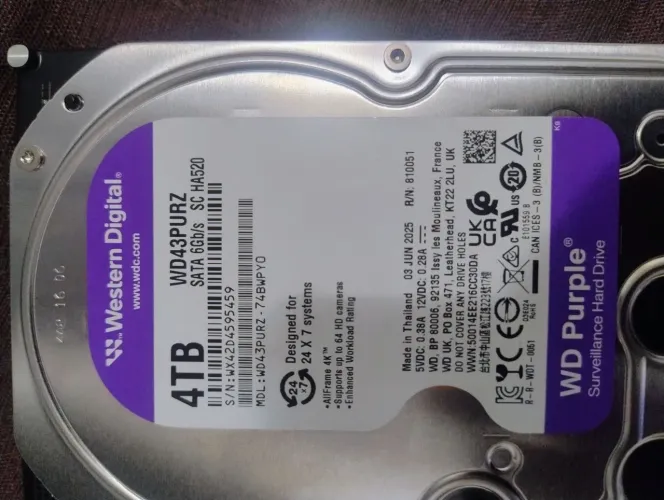 HD 4TB WD Purple