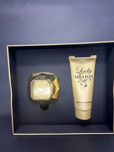 Kit Exclusivo Paco Rabanne Lady Milion 80ml + Loção hidratante 100ml