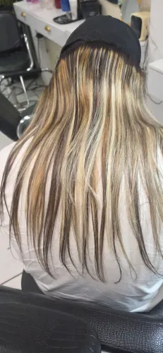 Mega hear loiro. Cabelo brasileiro. 2 telas impecável