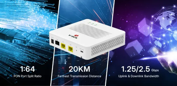 Mini Olt Gpon V-sol V1600gs-r 1 Porta Pon 1:64 20km Sfp+ 10g