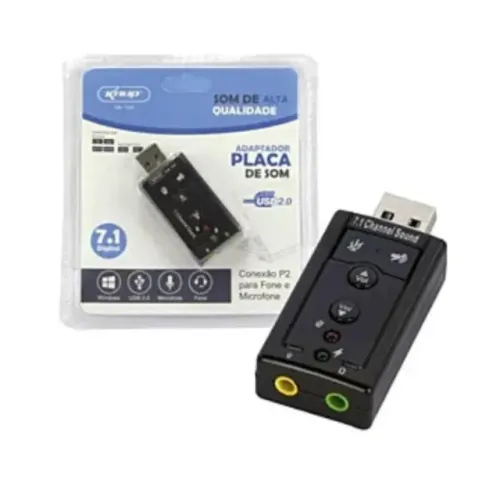 Adaptador de Placa de Som para PC
