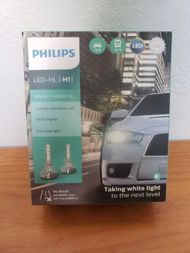 Par de Lâmpadas Philips Ultinon Pro5000 HL H1