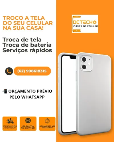 Troco tela a domicílio