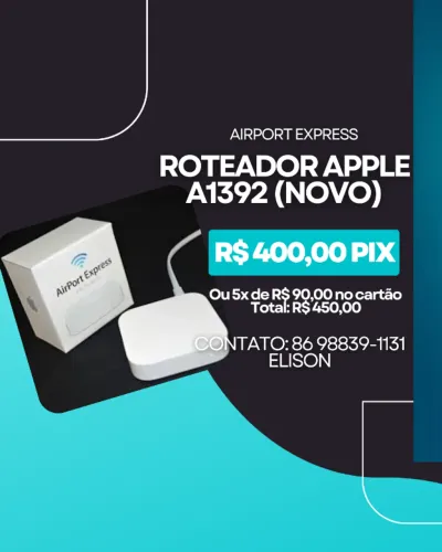 Roteador Aiport Express A1392 - NOVO