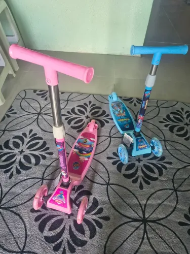 Patinete Infantil 3 Rodas Dobrável - Diversão com Segurança