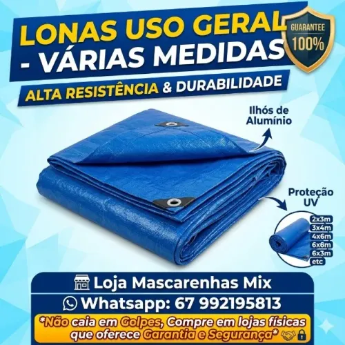 Lona Novas Varias Medidas e Espessura COD: 068