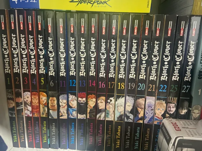 Coleção Mangas Black Clover 19 Volumes 