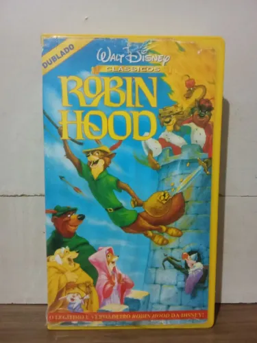 Vhs filme Robin Hood (dublado)