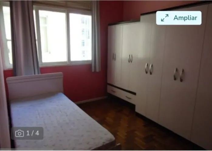 Quarto Flamengo Amplo Individual, perto do metrô, wi-fi, p/moça ou senhora
