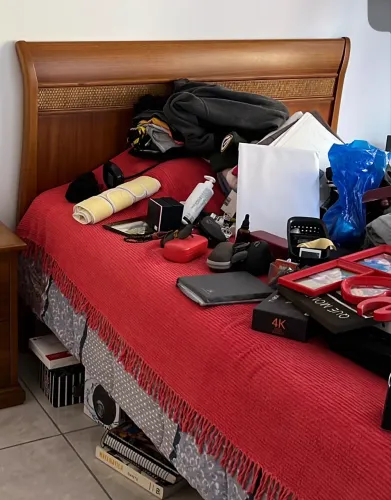Cama de casal madeira maciça