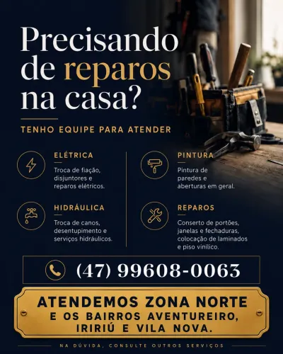 Reparos em geral elétrica hidráulica piso Vinilico