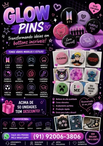 Glow pins