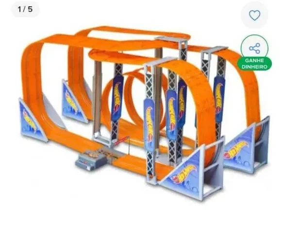 Vendo pista Autorama ,usado duas vezes , com 4 carrinhos e 2 controles 