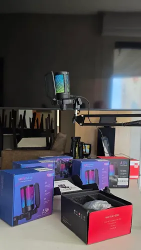 Microfones para podcast e YouTuber 