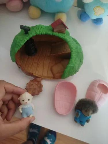 sylvanian families porco-espinho casinha