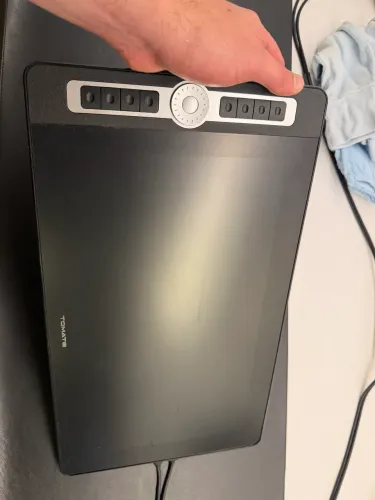 Mesa Digitalizadora Com Display 10,1 5080 Lpi Com Caneta Cor Preto