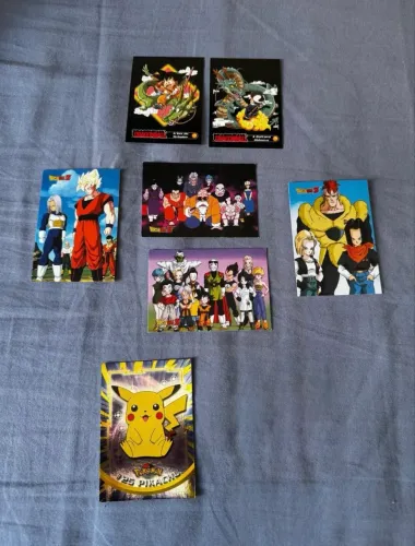 Cards Dragon Ball e Pokémon
