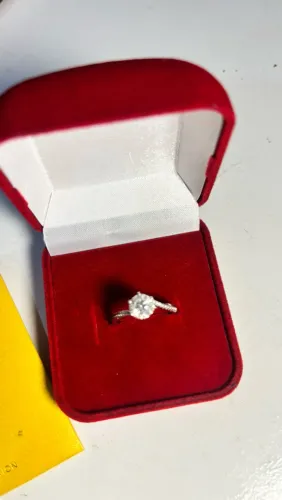 Anel Diamante Moissanite