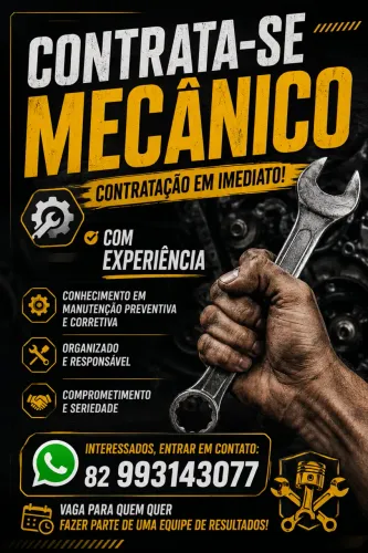 Contrata se mecânico
